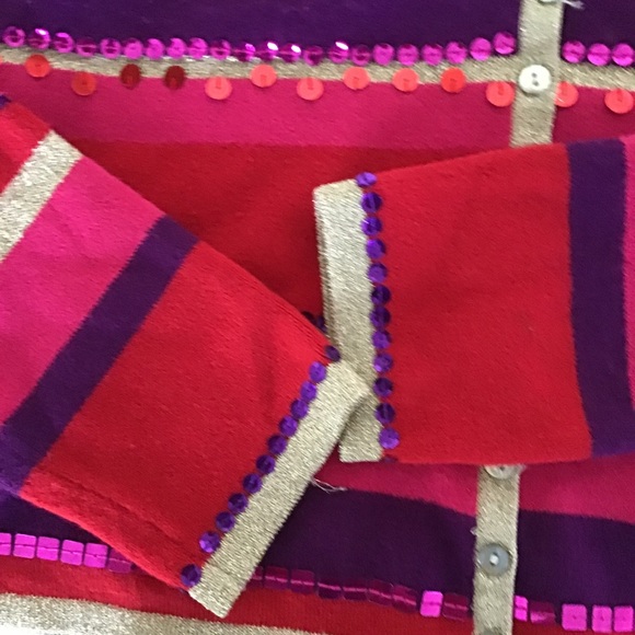 PANDEMONIUM VINTAGE BOHO EMBELLISHED CARDIGAN SMALL - Picture 6 of 6